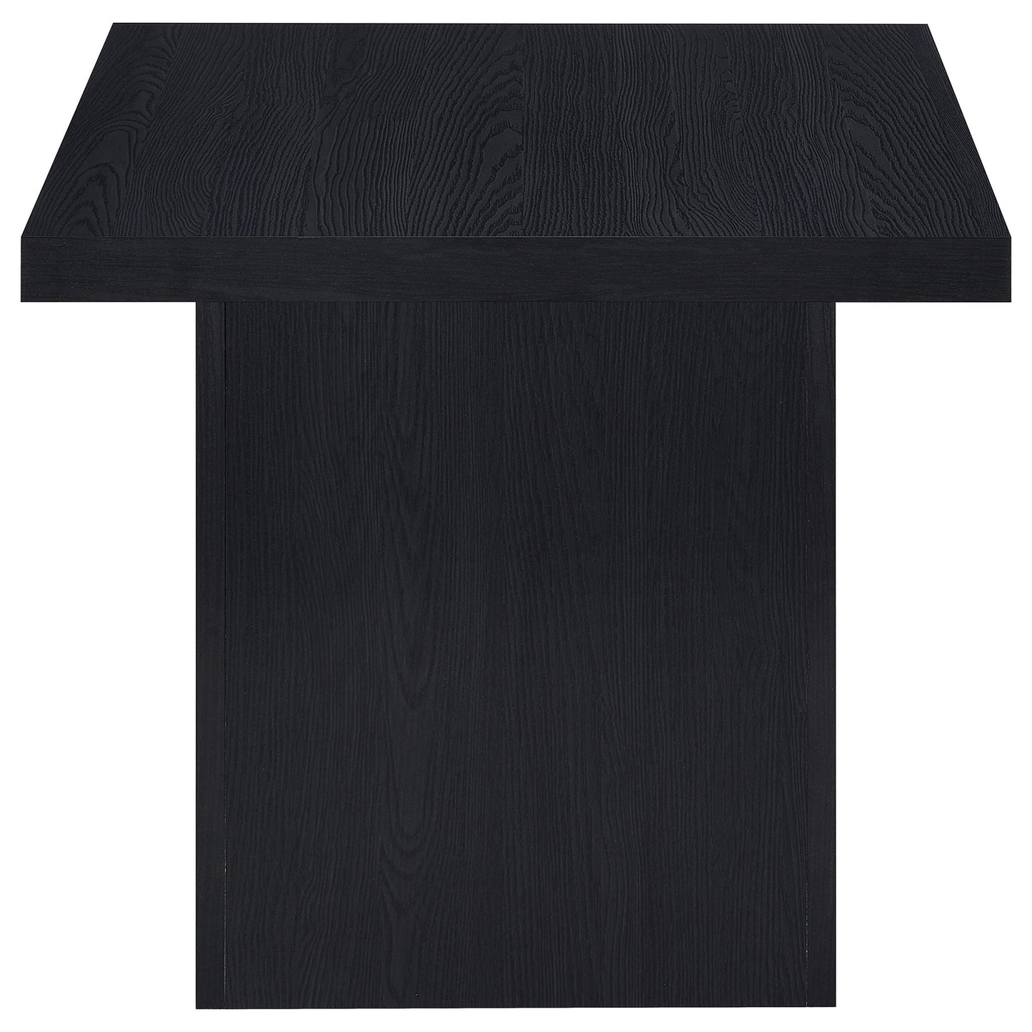 Max 3-piece Rectangular Coffee and End Table Set Black