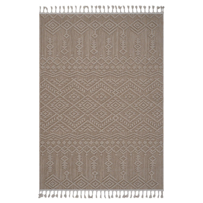 Guros - 6' X 9' Traditional Indoor / Outdoor Area Rug - Natural