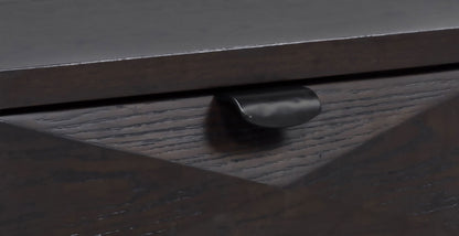 Marcelo Wood End Table with Drawer and Shelf Coffee