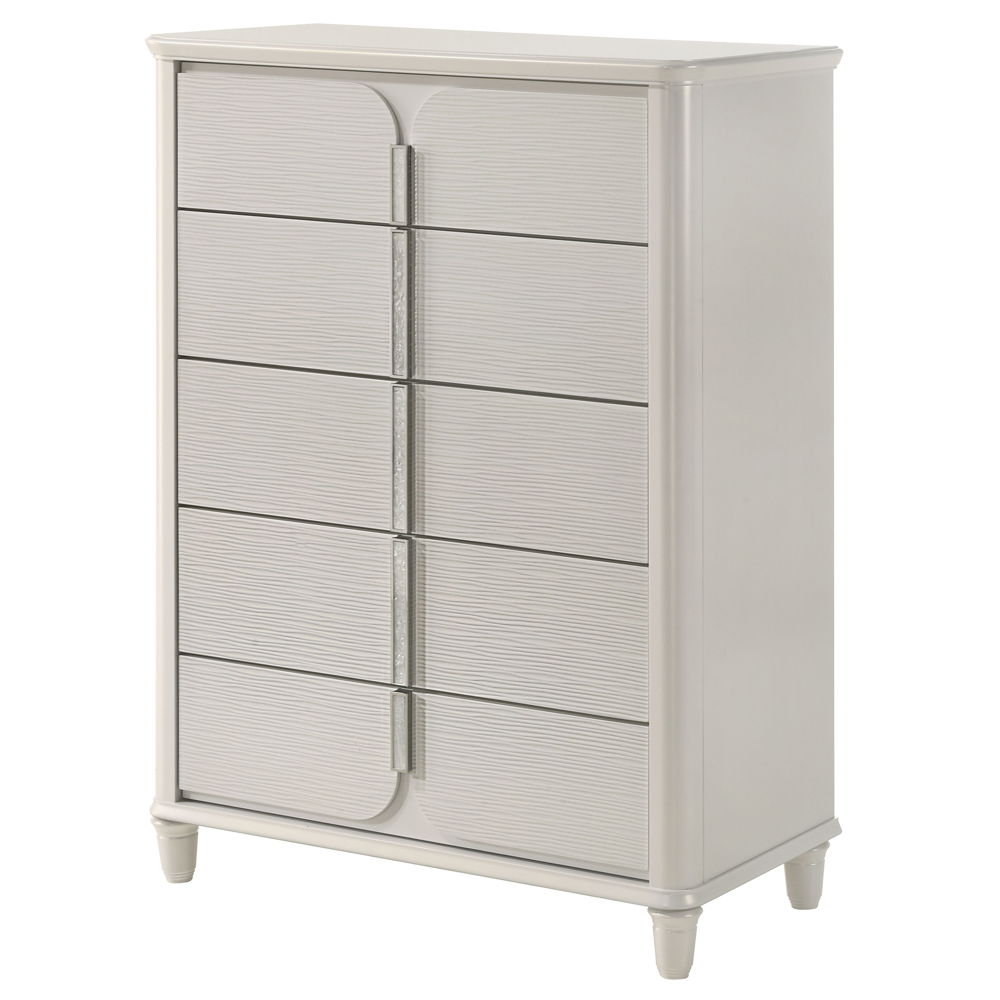 Laveda - Chest - Pearl White