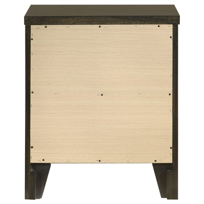 Wilkes 2-drawer Nightstand Bedside Table Dark Cocoa