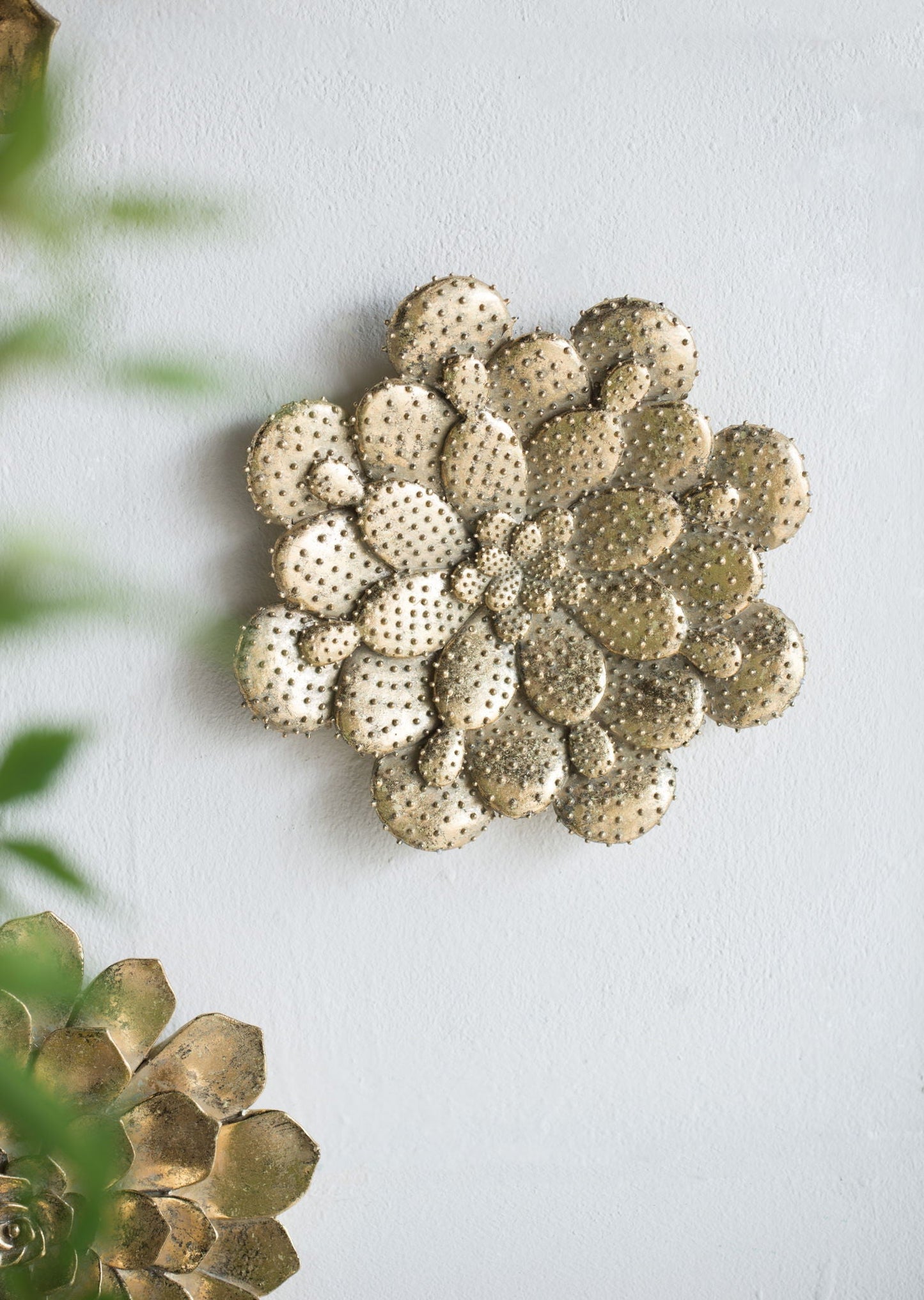 Resin Succulent Wall Plaque