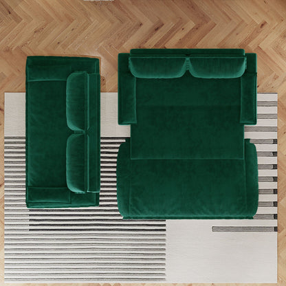 Queen Pull Out 3 In 1 Convertible Sleeper Sofa, Multi-Functional
