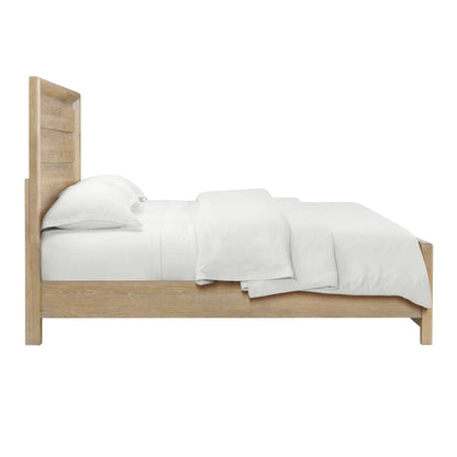 Contemporary Style Panel Bed