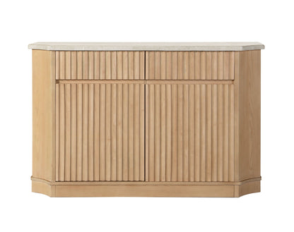 Qwin - Server - Natural Marble / Oak