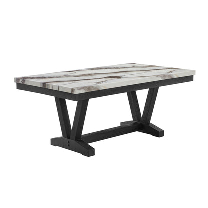 Panda Oceanic - Dining Table And Chairs Set - Black