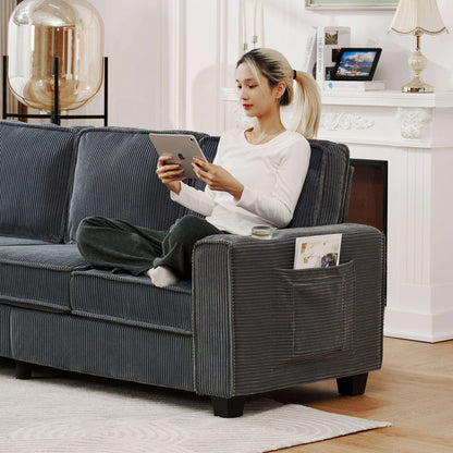 3 Seater Compact Sofa For Living Room