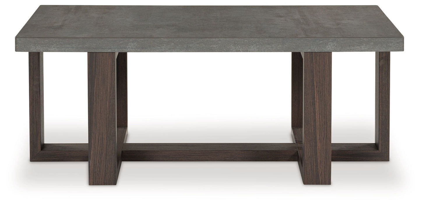 Dynnford - Occasional Table Set (Set of 3) - Gray / Brown