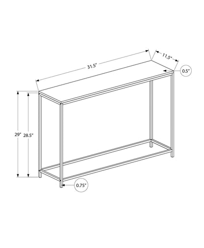Accent Console Table For Entryway, Stable Support, Contemporary & Modern
