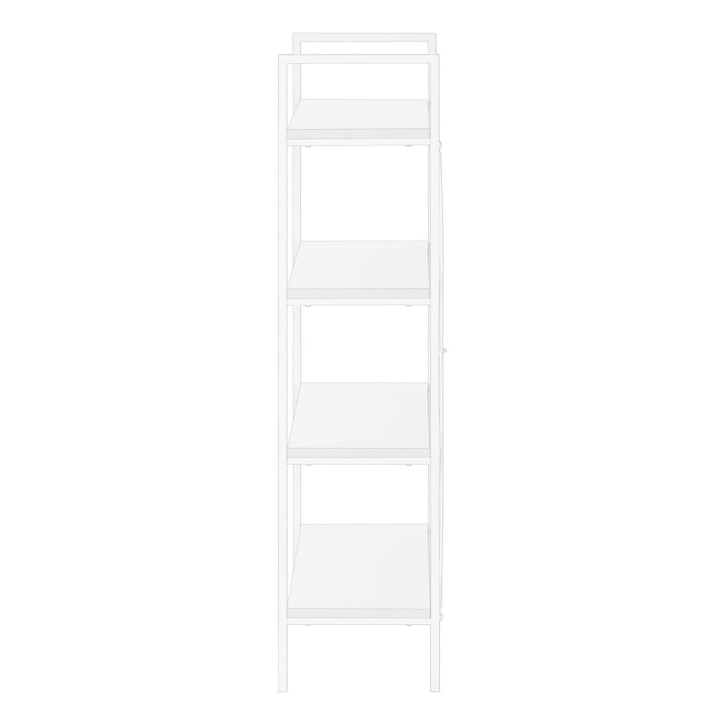 Bookshelf, Bookcase, 4 Tier, Office, Bedroom, Contemporary, Modern