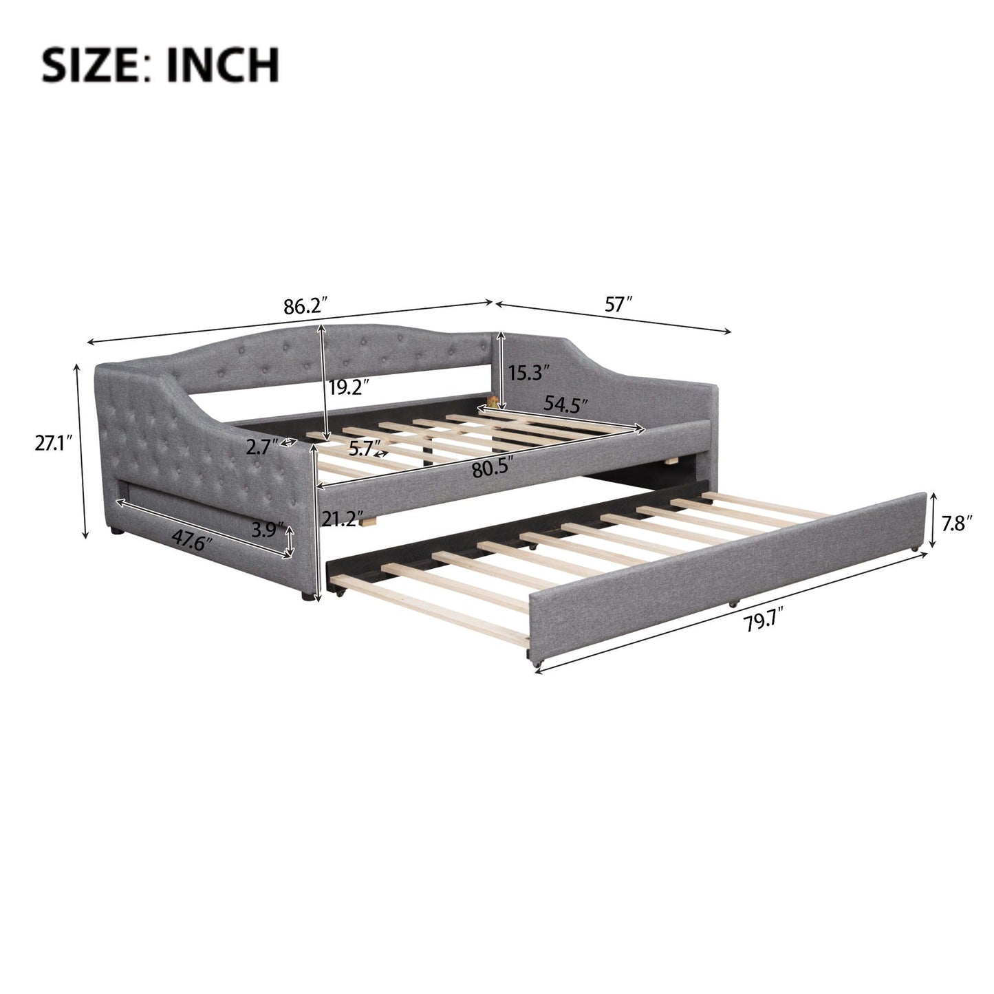 Daybed With LED Belt