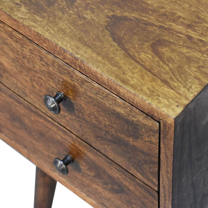 Mini 2 Drawer Nightstand