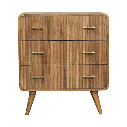 T Bar Ridged Chest - Brown