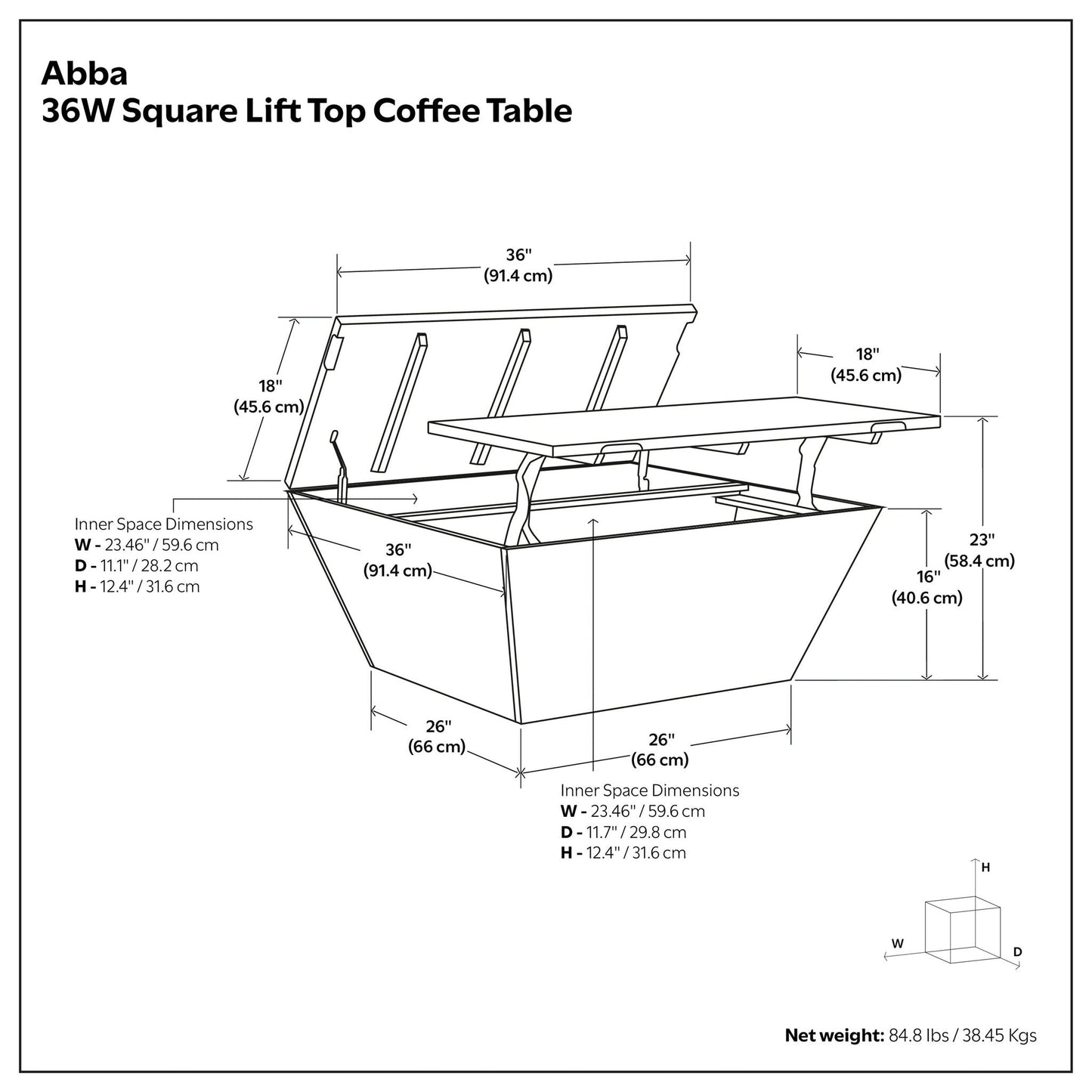 Abba - Handcrafted Coffee Table