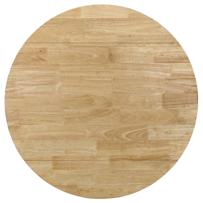 Bucknell 3-piece Round Drop Leaf Dining Table Set Natural