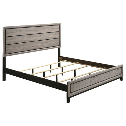 Watson Five-piece Eastern King Bedroom Set Light Taupe
