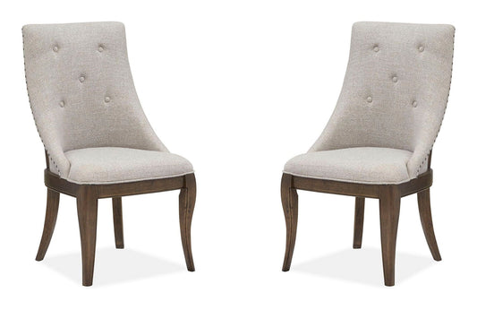 Roxbury Manor - Dining Arm Chair With Upholstered Seat and Back (Set of 2) - Homestead Brown