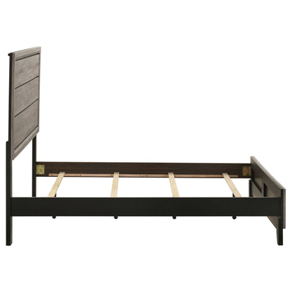 Watson Wood Full Panel Bed Light Taupe