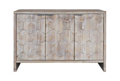Accent Cabinet Farmhouse Style 4 Door Wooden Cabinet Sideboard Buffet Server Cabinet Storage Cabinet, For Living Room, Entryway, Hallway, Office, Kitchen And Dining Room