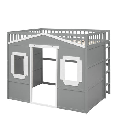 Elegant House Loft Bed With Ladder