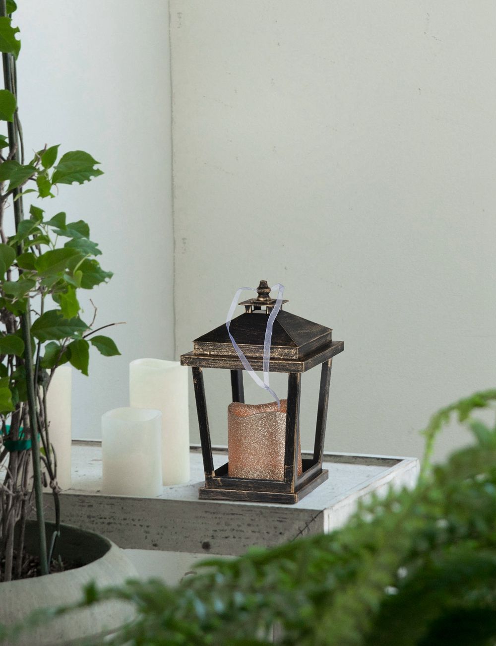 Menifee - Lantern With Led Candle (Set of 2)