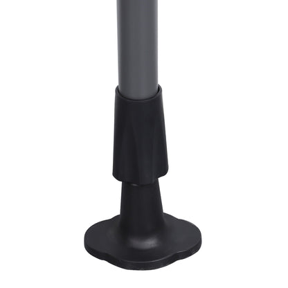 Manual Retractable Patio Awning, UV Resistant Sun Shade With No Drill Installation