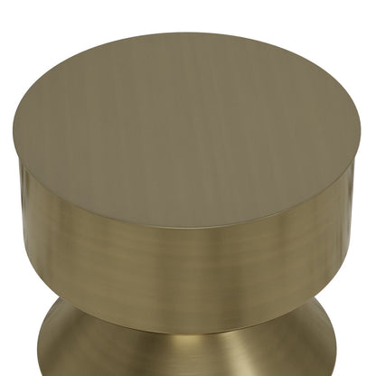Miller - Side Table - Black / Brass