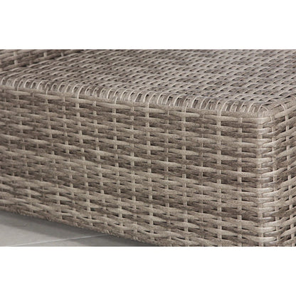 Seating Set With Cushions Handcrafted Wicker Design