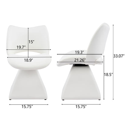 Modern Swivel Dining Chair With High Back