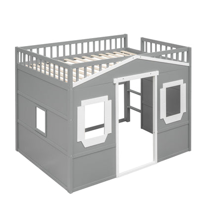 Elegant House Loft Bed With Ladder