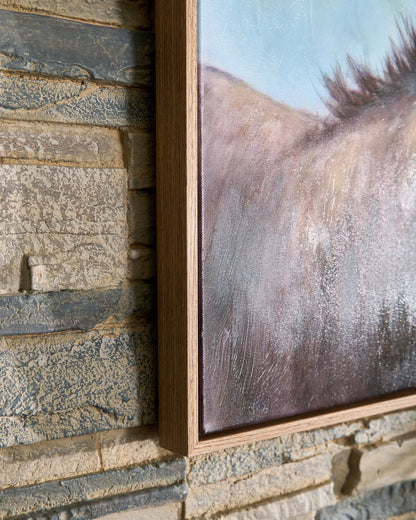 Landerton - Wall Art - Brown / Blue / White