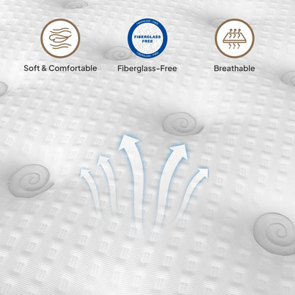 12" Hybrid Mattress With Innersprings & Gel Memory Foam