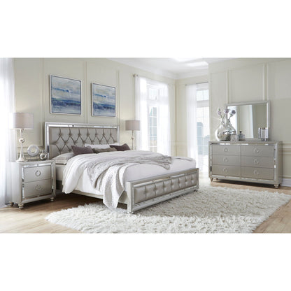 Chloe - Nightstand - Gemstone Silver
