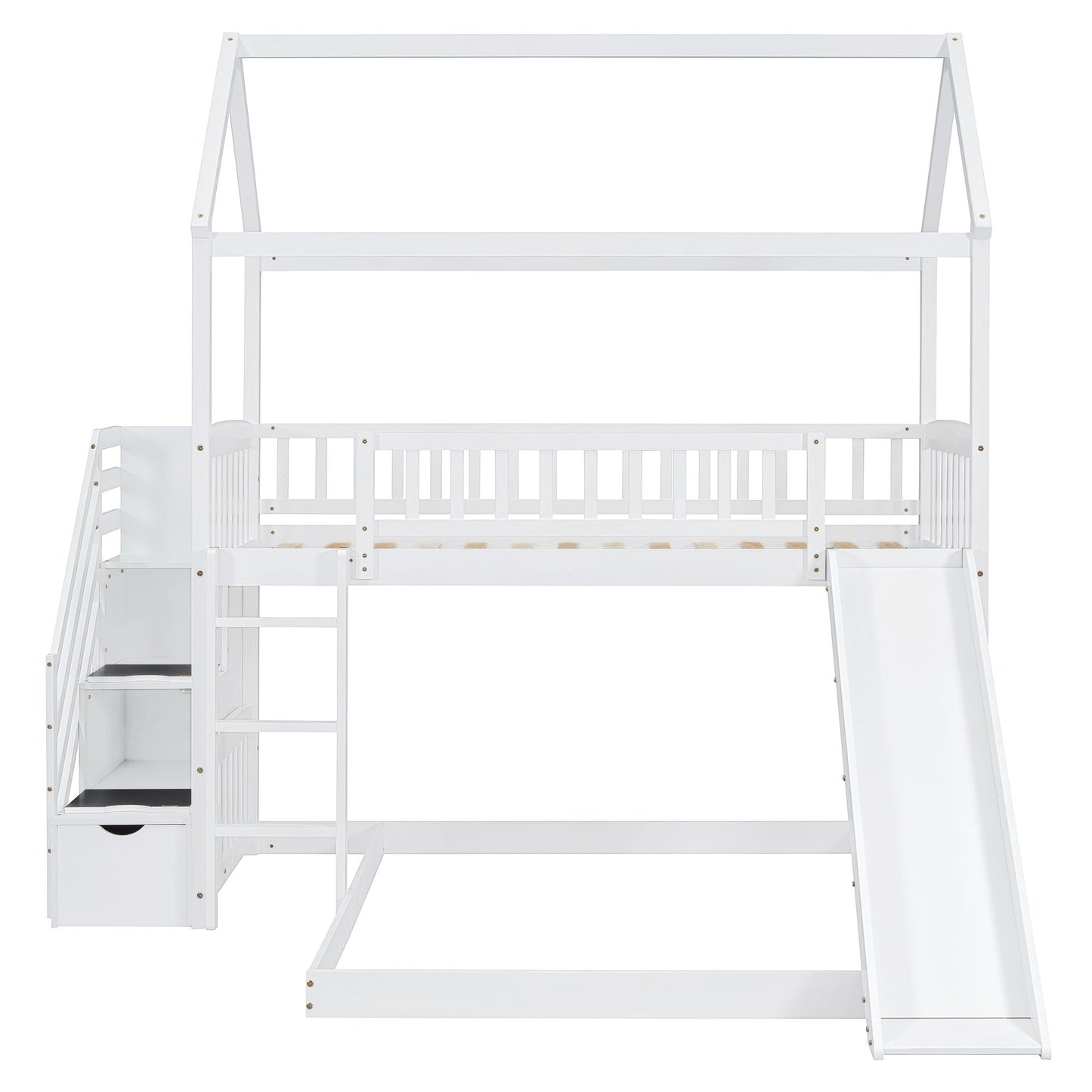 House Bunk Bed With Slide