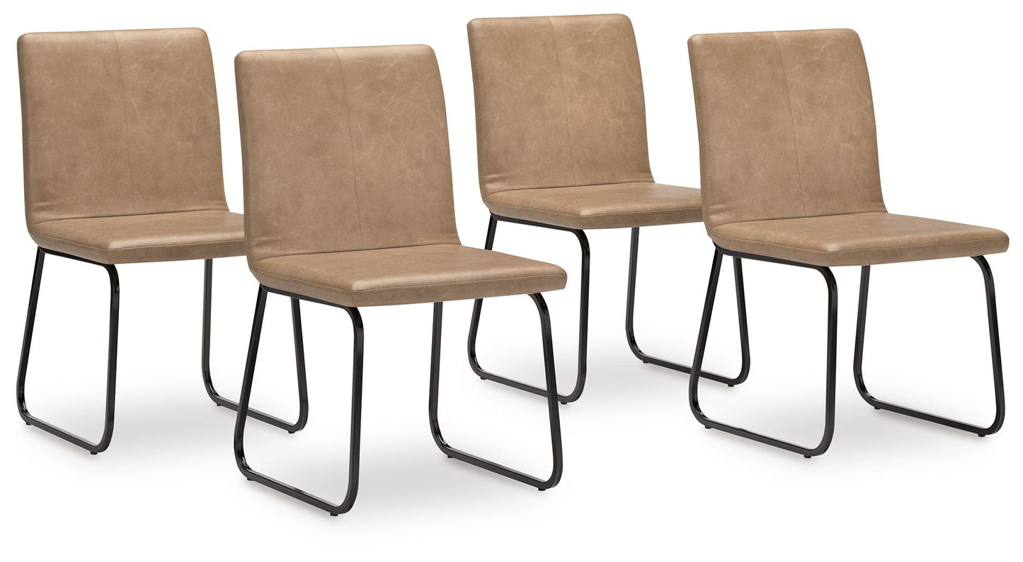 Pharwynn - Dining Upholstered Side Chair (Set of 4) - Toast
