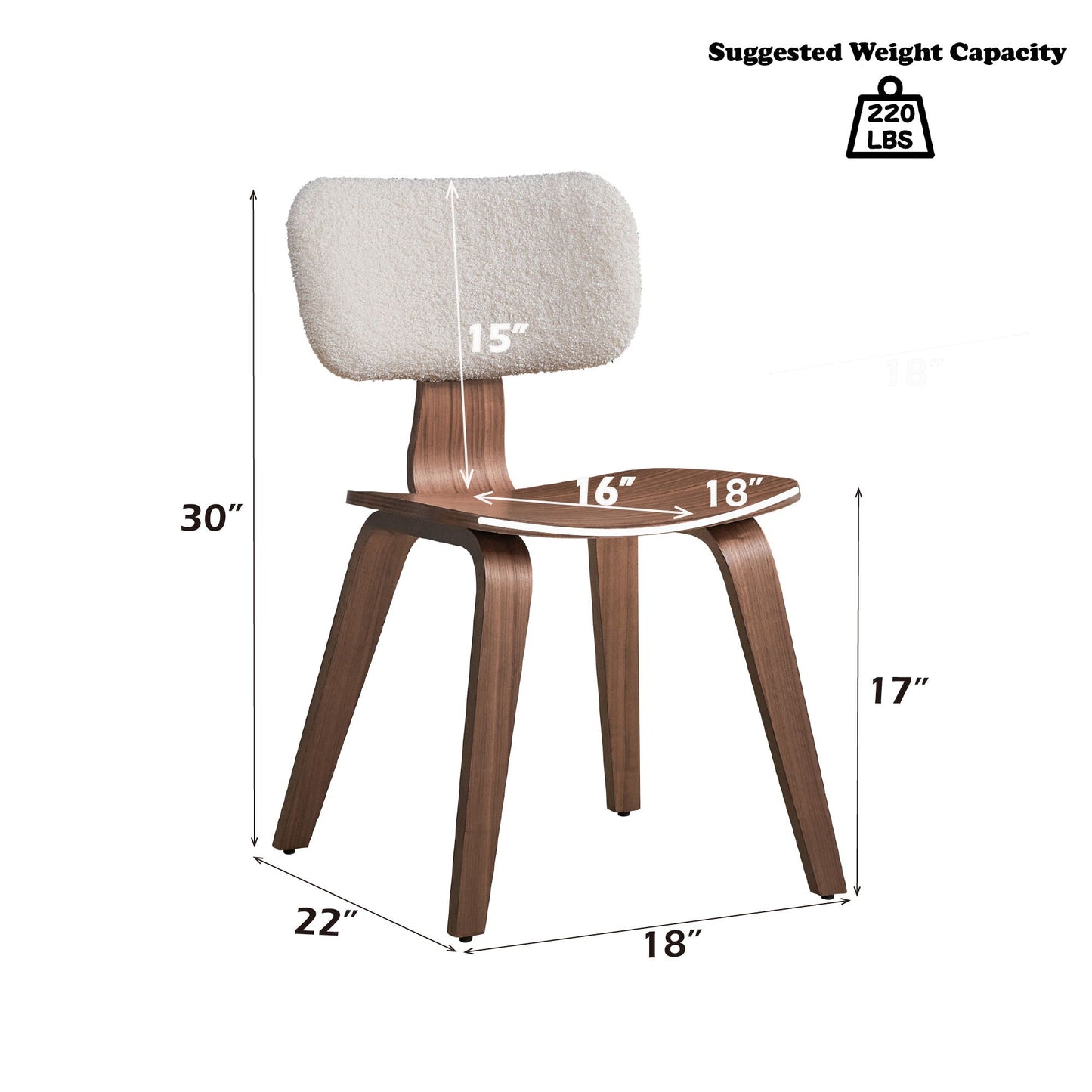 Casson - 5 Piece Dining Room Set - Walnut