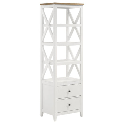 Hollis 3-piece 67-inch TV Stand Entertainment Center White
