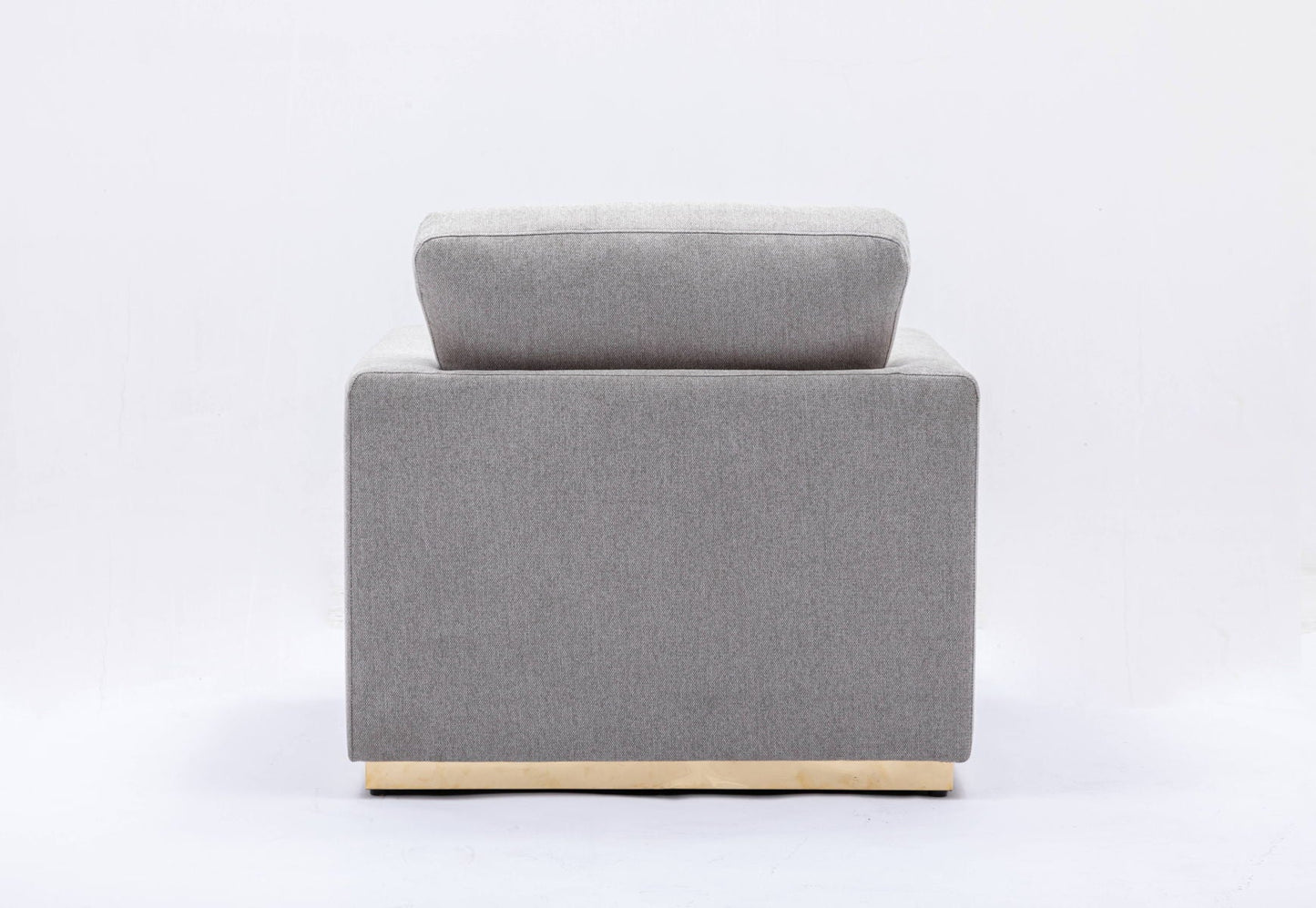 Valin - Linen Chair For Living Room - Gray