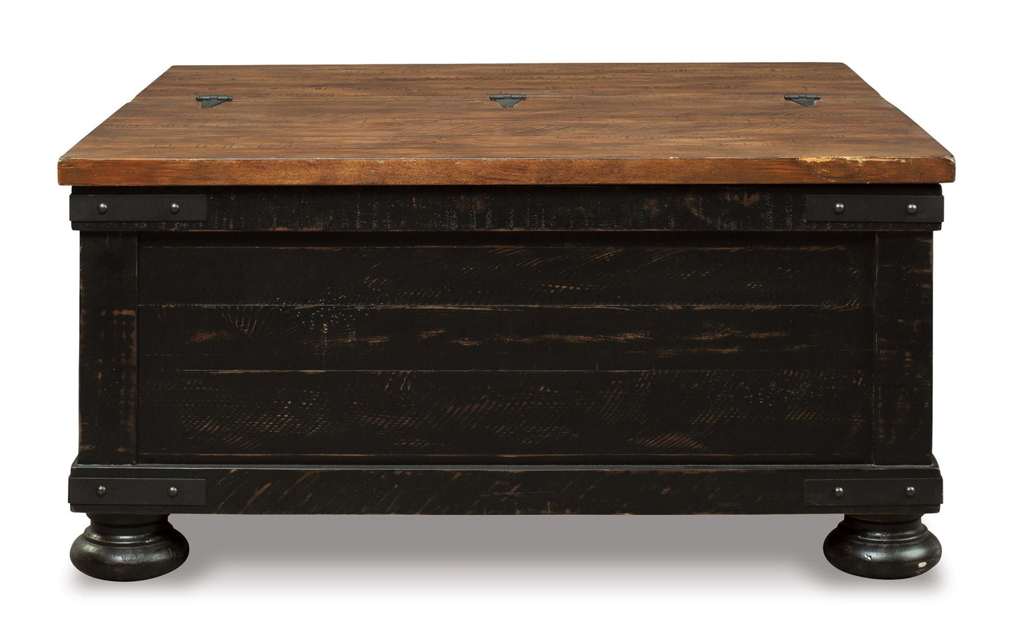 Valebeck - Lift Top Cocktail Table - Black / Brown