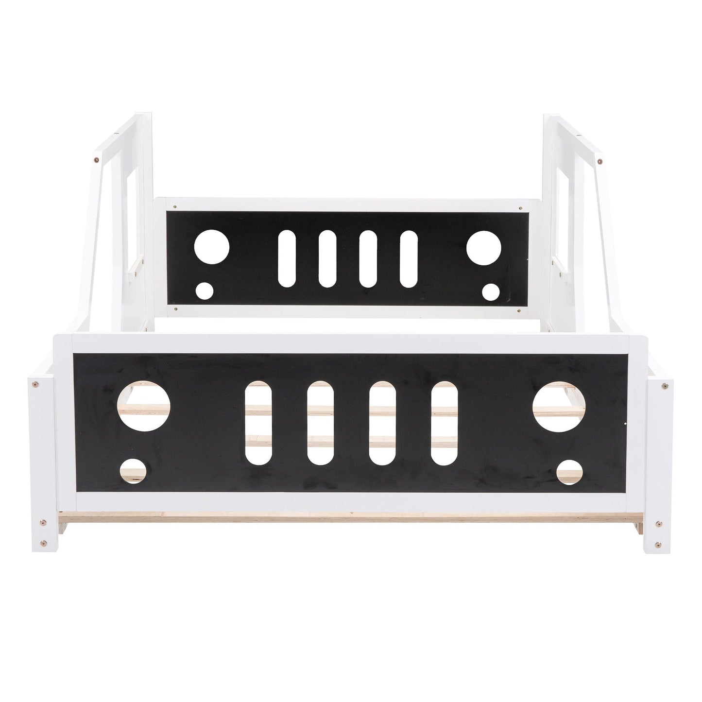 Classic Car Shaped Platform Bed With Wheels