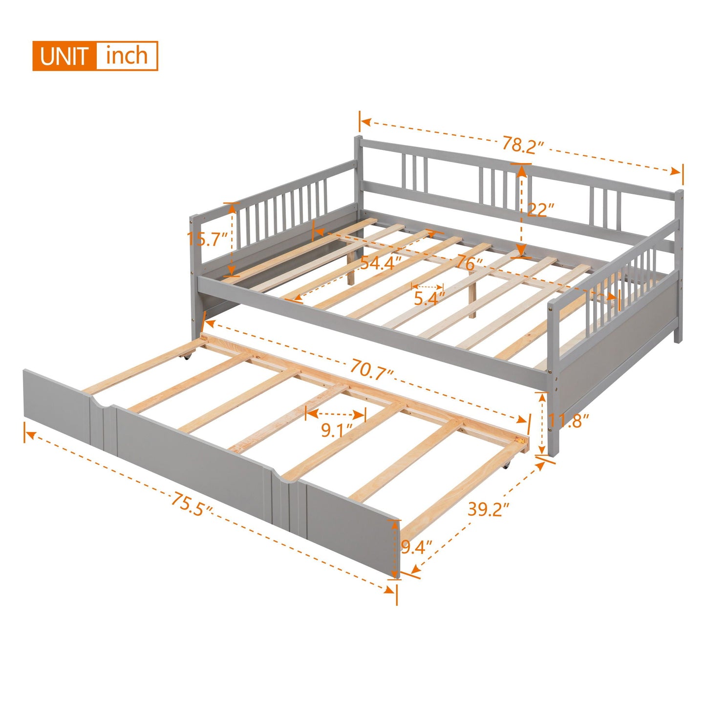 Multifunctional Modern Daybed