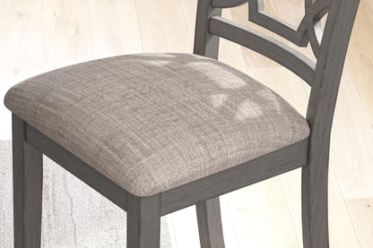 Wrenning - Dining Room Table Set (Set of 6) - Gray