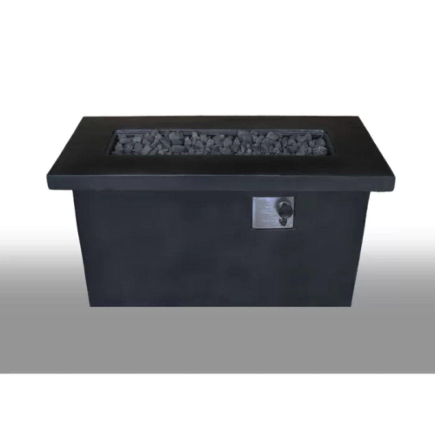 Propane / Natural Gas Outdoor Fire Pit Table - Charcoal