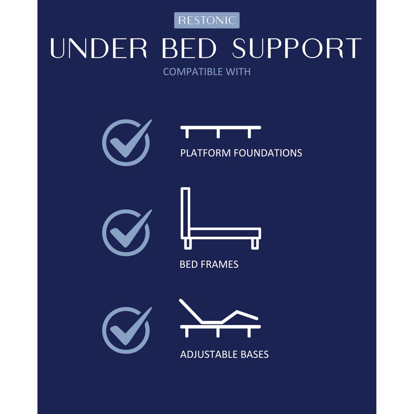 Comfort Care - 9" 2 Sided Foam Core Mattress, Medium Comfort