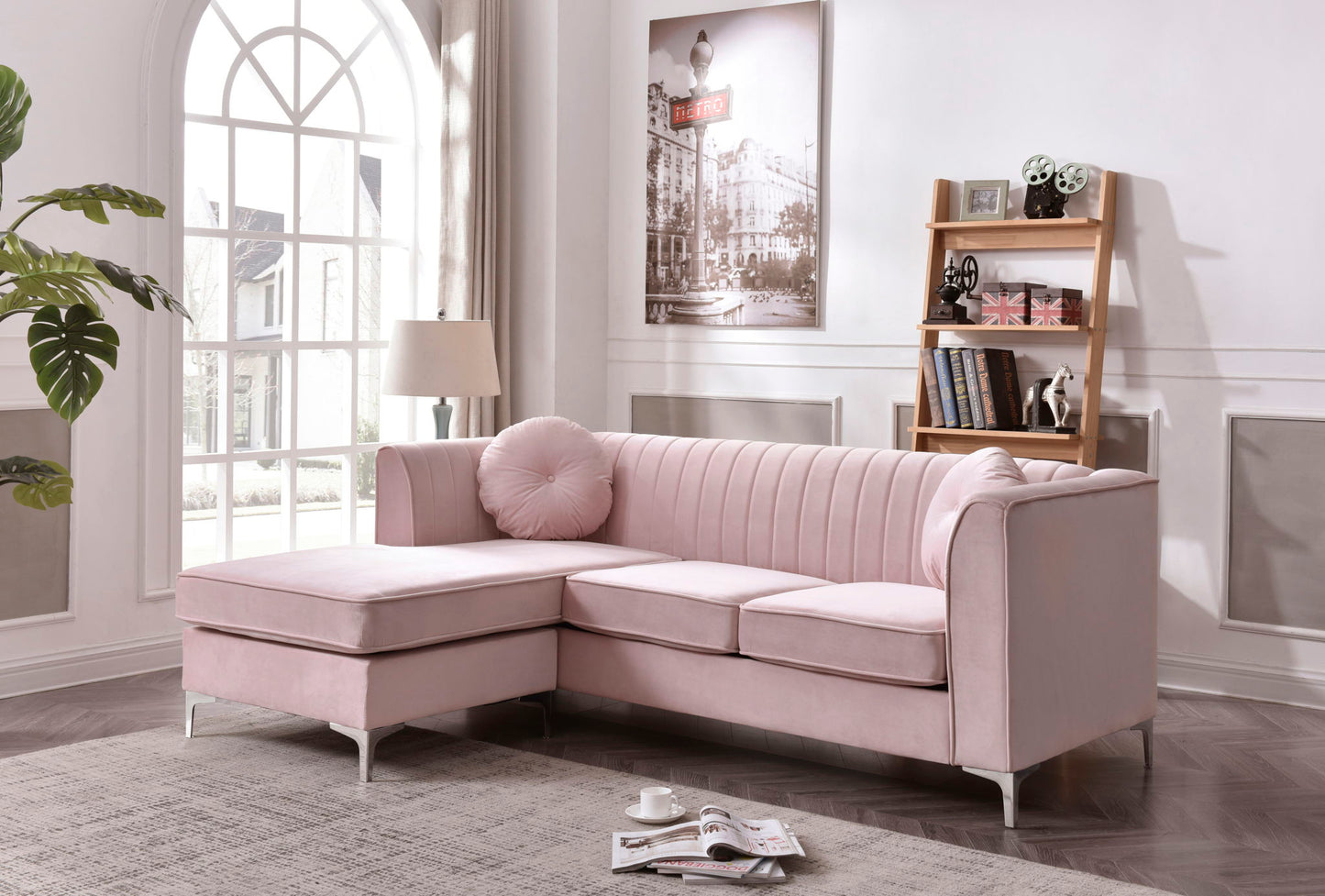 Delray - Micro Suede Sofa Chaise