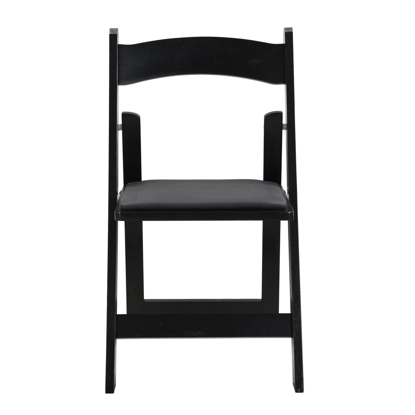 Solid Wood Upholstered Folding Chair Set, Dining Room (Set of 4)