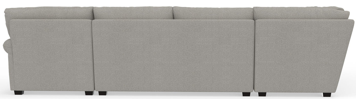 Livingston - Sectional With Comfort Coil Seating, 40" Cocktail Ottoman And Accent Pillows Included