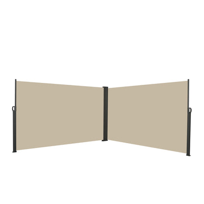 Retractable Side Awning, Waterproof And UV Resistant, Privacy Screen For Patio