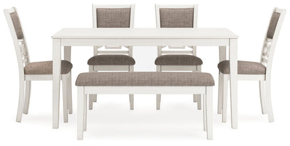 Erinberg - Dining Room Table Set (Set of 6) - Antique White