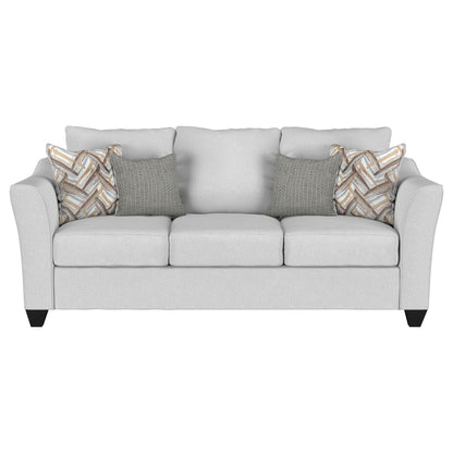 Salizar 2-piece Upholstered Flared Arm Sofa Set Sand